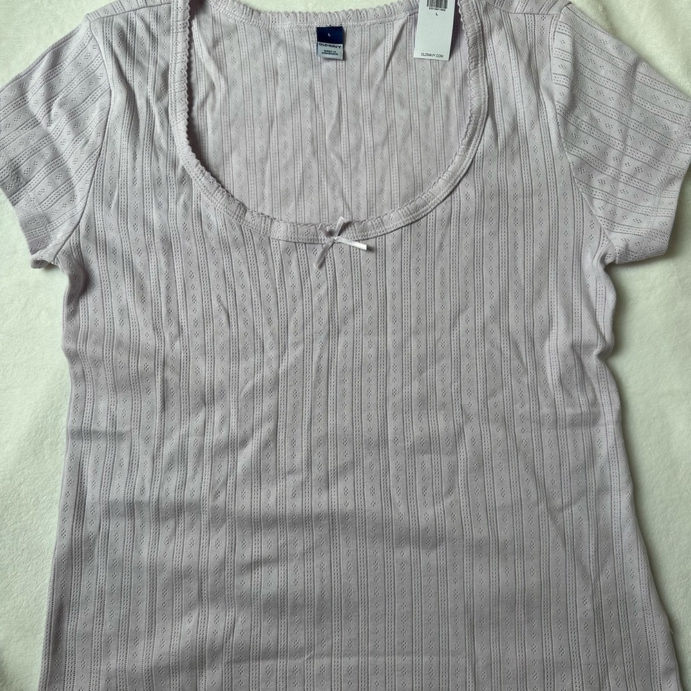 Old Navy Light Pink Short Sleeve Top